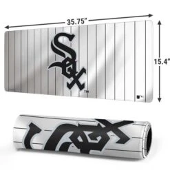 MLB Chicago White Sox Home Jersey Gaming Mouse Pad -Skinit Store chicago white sox home jersey extra large gaming mouse pad 1678437513 MSPMLBCHW03GAMGXL PR 02