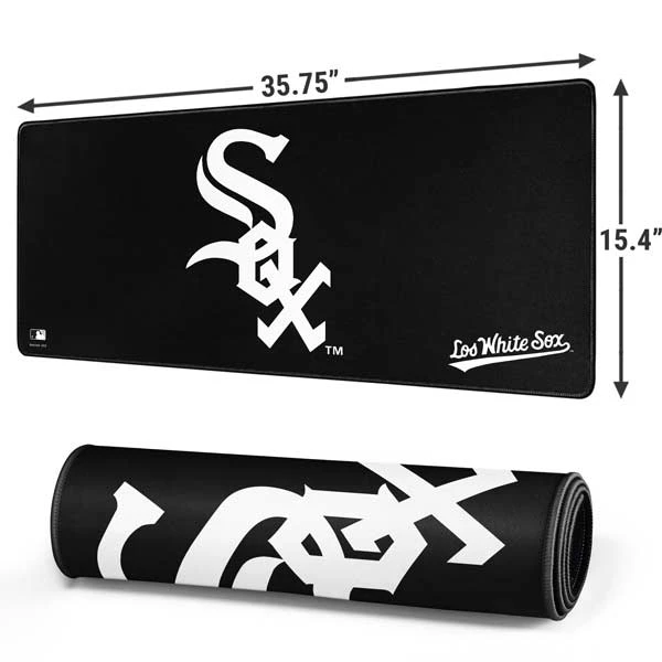 MLB Chicago White Sox - Solid Distressed Gaming Mouse Pad 6 MLB Chicago White Sox - Solid Distressed Gaming Mouse Pad - Image 4