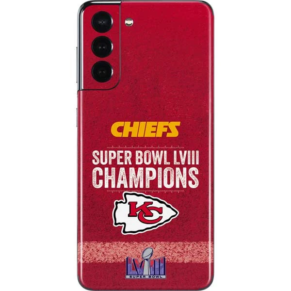 NFL Chiefs Super Bowl LVIII Champions Galaxy S21 5G Skin 3 NFL Chiefs Super Bowl LVIII Champions Galaxy S21 5G Skin