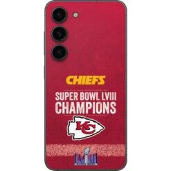 NFL Chiefs Super Bowl LVIII Champions Galaxy S23 Skin
