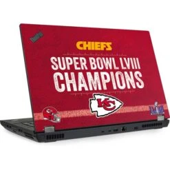 NFL Chiefs Super Bowl LVIII Champions Lenovo ThinkPad Skin