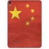 Chinese Flag Distressed Apple IPad Pro Skin