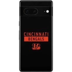 NFL Cincinnati Bengals Black Performance Series Google Pixel 7 Skin