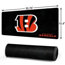 NFL Cincinnati Bengals - Distressed Gaming Mouse Pad -Skinit Store cincinnati bengals distressed extra large gaming mouse pad 1655246156 MSPDSTCIN01GAMGXL PR 02