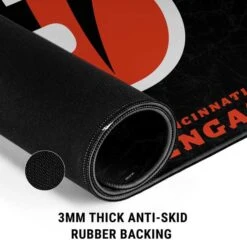 NFL Cincinnati Bengals - Distressed Gaming Mouse Pad -Skinit Store cincinnati bengals distressed extra large gaming mouse pad 1655246156 MSPDSTCIN01GAMGXL PR 04