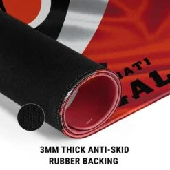 NFL Cincinnati Bengals Gaming Mouse Pad -Skinit Store cincinnati bengals extra large gaming mouse pad 1655246157 MSPNFLCIN02GAMGXL PR 04