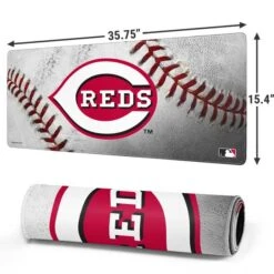 MLB Cincinnati Reds Game Ball Gaming Mouse Pad -Skinit Store cincinnati reds game ball extra large gaming mouse pad 1678710753 MSPMLBCIR02GAMGXL PR 02