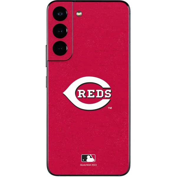 MLB Cincinnati Reds - Solid Distressed Galaxy S22 Skin 3 MLB Cincinnati Reds - Solid Distressed Galaxy S22 Skin