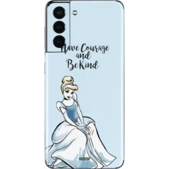 Disney Princess Cinderella Have Courage And Be Kind Art Galaxy S21 5G Skin