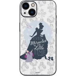 Disney Cinderella Miracles Take Time Silhouette IPhone 14 Plus Skin