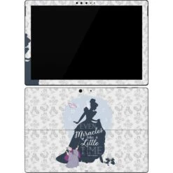 Disney Cinderella Miracles Take Time Silhouette Surface Pro 7 Skin