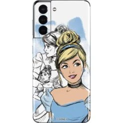 Disney Princess Cinderella Sketch Galaxy S21 5G Skin
