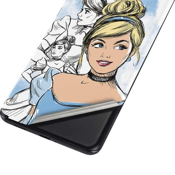 Disney Princess Cinderella Sketch Galaxy S21 5G Skin 6 Disney Princess Cinderella Sketch Galaxy S21 5G Skin - Image 4