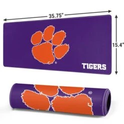 Clemson University Tiger Print Purple Gaming Mouse Pad 11 Clemson University Tiger Print Purple Gaming Mouse Pad -Skinit Store clemson tiger print purple extra large gaming mouse pad 1712174583 MSPCLMSON02GAMGXL PR 02