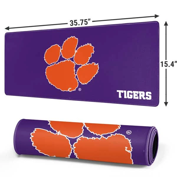 Clemson University Tiger Print Purple Gaming Mouse Pad 6 Clemson University Tiger Print Purple Gaming Mouse Pad - Image 4