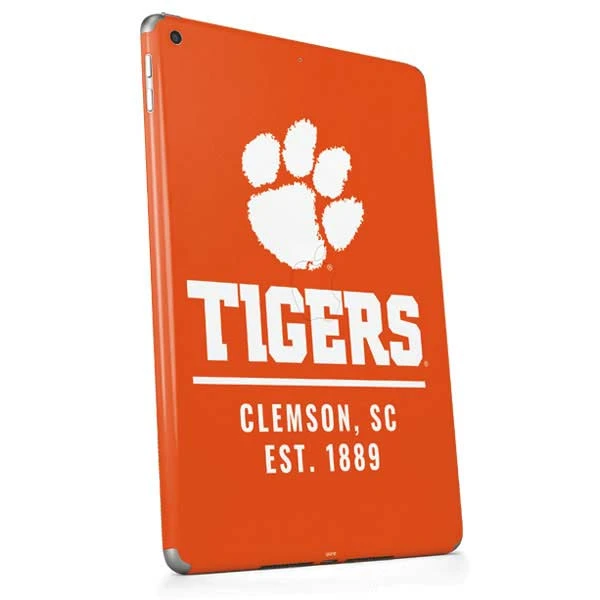 Clemson University Tigers Est 1889 Orange Apple IPad Skin 4 Clemson University Tigers Est 1889 Orange Apple IPad Skin - Image 2