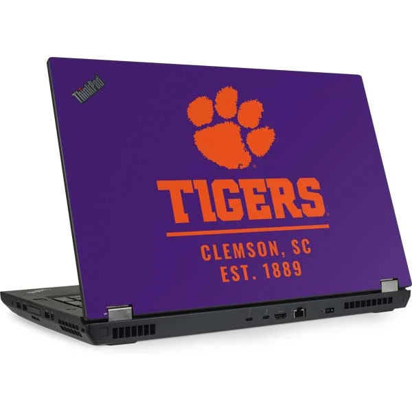 Clemson University Tigers Est 1889 Lenovo ThinkPad Skin 3 Clemson University Tigers Est 1889 Lenovo ThinkPad Skin