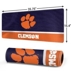 Clemson University Paw Logo Gaming Mouse Pad -Skinit Store clemson university paw logo extra large gaming mouse pad 1730753758 MSPCOLALT02GAMGXL PR 02