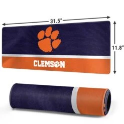 Clemson University Paw Logo Gaming Mouse Pad -Skinit Store clemson university paw logo large gaming mouse pad 1730753758 MSPCOLALT02GAMGLG PR 02