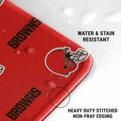 NFL Cleveland Browns Blitz Series Gaming Mouse Pad -Skinit Store cleveland browns blitz series extra large gaming mouse pad 1655246156 MSPNFLPTN08GAMGXL PR 03