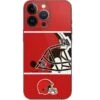 NFL Cleveland Browns Zone Block IPhone 15 Pro Skin -Skinit Store cleveland browns zone block iphone 14 pro skin 1662674305 SKNNFLECR08IPH14P PR 01
