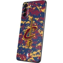 NBA Cleveland Cavaliers Digi Camo Galaxy S21 5G Skin -Skinit Store cleveland cavaliers digi camo galaxy s21 5g skin 1613625684 SKNCMONBA06GLXY21 PR 02