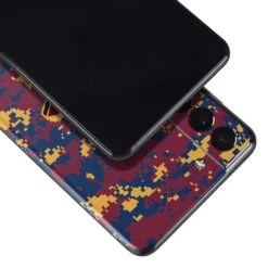 NBA Cleveland Cavaliers Digi Camo Galaxy S21 5G Skin -Skinit Store cleveland cavaliers digi camo galaxy s21 5g skin 1613625684 SKNCMONBA06GLXY21 PR 03