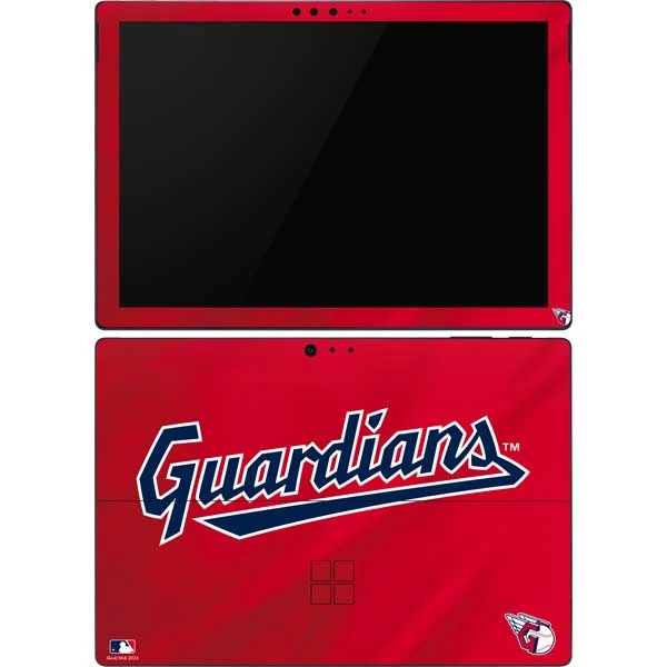 MLB Cleveland Guardians Alternate Road Jersey Surface Pro 6 Skin 3 MLB Cleveland Guardians Alternate Road Jersey Surface Pro 6 Skin