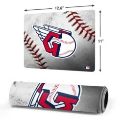 MLB Cleveland Guardians Game Ball Gaming Mouse Pad