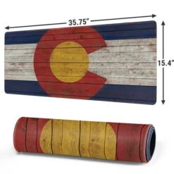 Colorado Flag Dark Wood Gaming Mouse Pad -Skinit Store colorado flag dark wood extra large gaming mouse pad 1681246451 MSPTFDKWD08GAMGXL PR 02