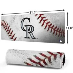 MLB Colorado Rockies Game Ball Gaming Mouse Pad -Skinit Store colorado rockies game ball large gaming mouse pad 1678312953 MSPMLBCOR01GAMGLG PR 02