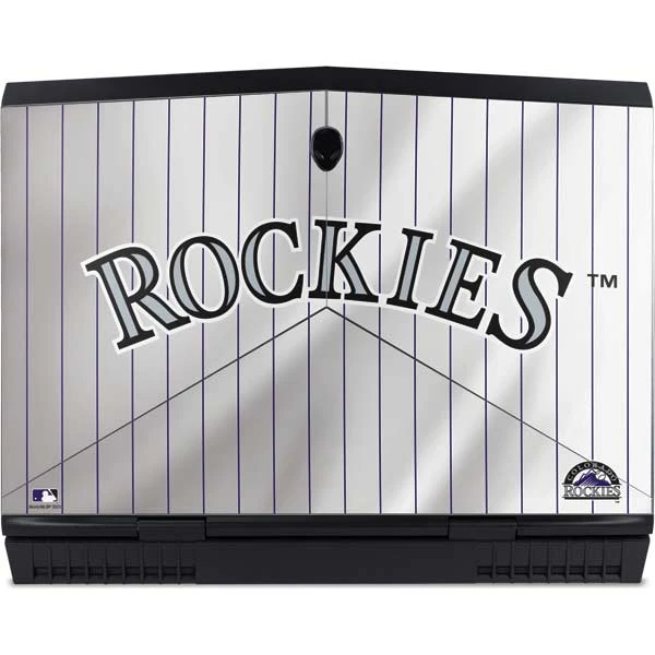 MLB Colorado Rockies Home Jersey Dell Alienware Skin - Image 2