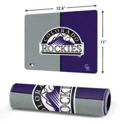 MLB Colorado Rockies Split Gaming Mouse Pad