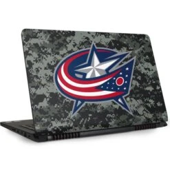 NHL Columbus Blue Jackets Camo Dell Inspiron Skin