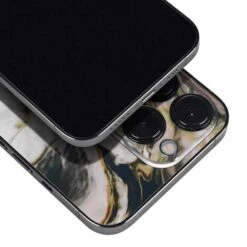 Copper And Black Marble Ink IPhone 14 Pro Skin -Skinit Store copper and black marble ink iphone 14 pro skin 1662674324 SKNMRBINK03IPH14P PR 04