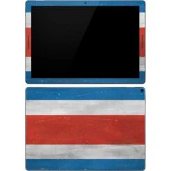 Costa Rican Flag Distressed Google Pixel Slate Skin