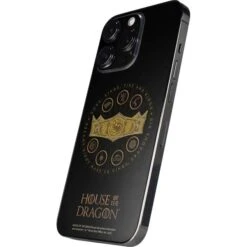 HBO House Of The Dragon Crown And Sigils IPhone 14 Pro Skin -Skinit Store crown and sigils iphone 14 pro skin 1662674328 SKNGOTHOD03IPH14P PR 02