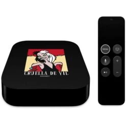 Disney Villains Cruella De Vil Apple TV Skin