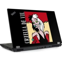 Disney Villains Cruella De Vil Lenovo ThinkPad Skin