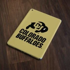 University Of Colorado CU Collegiate Text Apple IPad Skin -Skinit Store cu colorado buffaloes ipad 9.7in 2018 skin 1680613350 SKNCOLBUF02IP9718 PR 04
