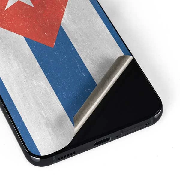 Cuban Flag Distressed Galaxy S22 Skin 6 Cuban Flag Distressed Galaxy S22 Skin - Image 4