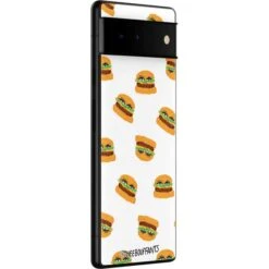 Bouffants And Broken Hearts Cute Burgers Google Pixel 6 Skin -Skinit Store cute burgers google pixel 6 skin 1639094220 SKNBFNTBH13GPIXL6 PR 02