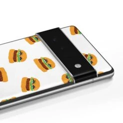 Bouffants And Broken Hearts Cute Burgers Google Pixel 6 Skin -Skinit Store cute burgers google pixel 6 skin 1639094220 SKNBFNTBH13GPIXL6 PR 03