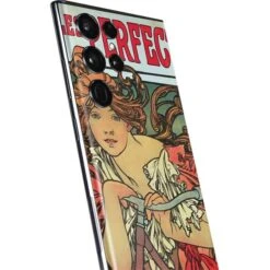Alphonse Mucha Cycles Perfecta Galaxy S22 Ultra Skin -Skinit Store cycles perfecta galaxy s22 ultra skin 1646439169 SKNBRGART07GLX22U PR 03