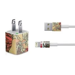 Alphonse Mucha Cycles Perfecta IPhone Charger (5W USB) Skin