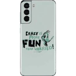 Looney Tunes Daffy Duck Crazy Galaxy S21 5G Skin