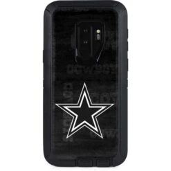 NFL Dallas Cowboys Black & White Otterbox Defender Galaxy Skin