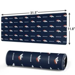 NFL Denver Broncos Blitz Series Gaming Mouse Pad -Skinit Store denver broncos blitz series large gaming mouse pad 1655166592 MSPNFLPTN10GAMGLG PR 02