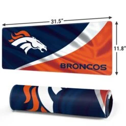 NFL Denver Broncos Gaming Mouse Pad -Skinit Store denver broncos large gaming mouse pad 1655166590 MSPNFLDEN02GAMGLG PR 02
