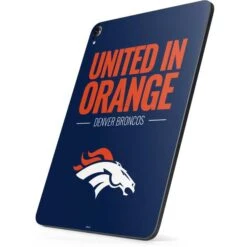 NFL Denver Broncos Team Motto Apple IPad Pro Skin -Skinit Store denver broncos team motto ipad pro 11in 2018 skin 1542248851 SKNNFLSLG10IPRO11 PR 02